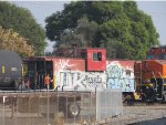 ATSF 999755 still in use as a shoving platform 